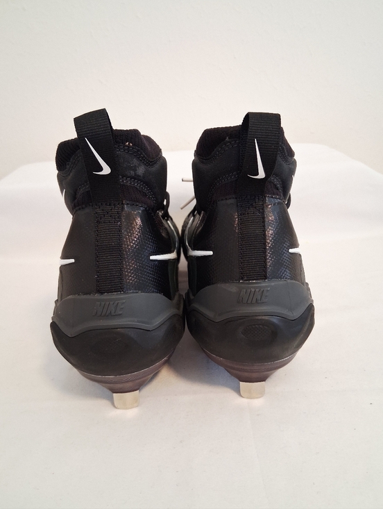 Nike Alpha Huarache NXT Black White Metal Baseball Cleats main image 8